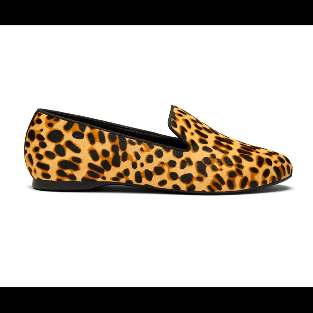 Birdies The Starling Cheetah Calf Hair  Loafer Shoe Size 8 NWOT
